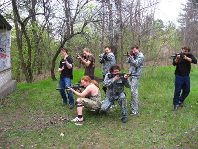 команда лазертаг