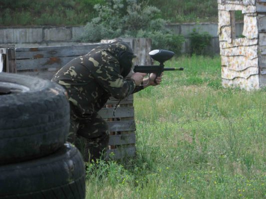 пейнтбол бой