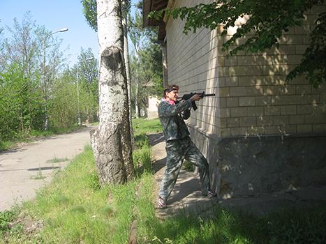 лазертаг на Хортице, чайка Запорожье